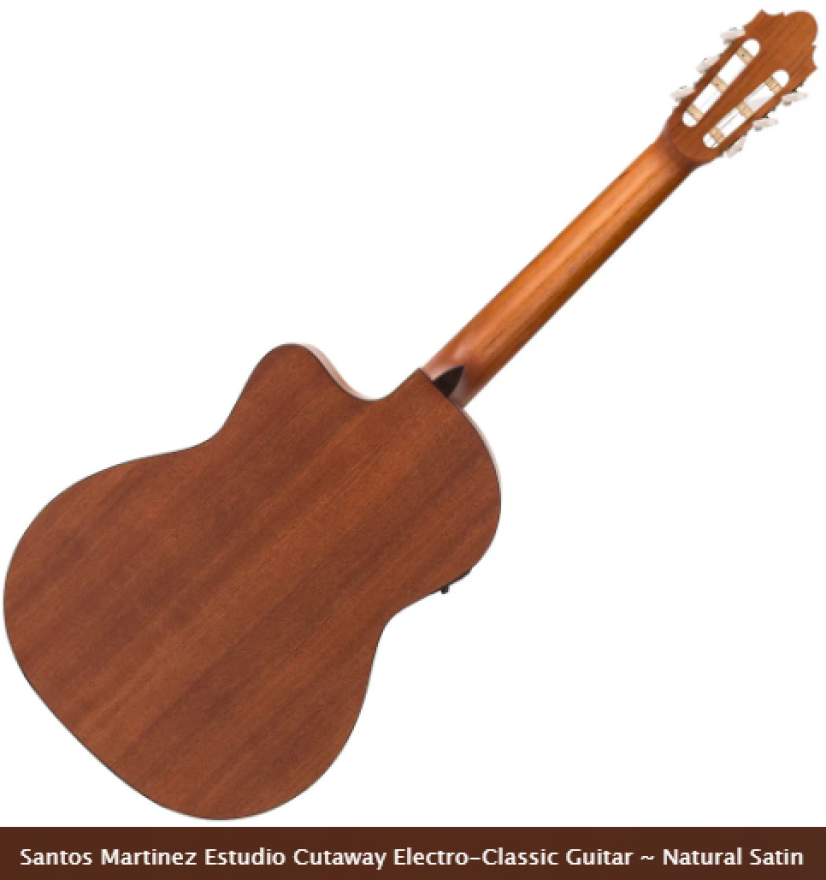 Guitare électro-classique Santos Martinez SM250CE-2